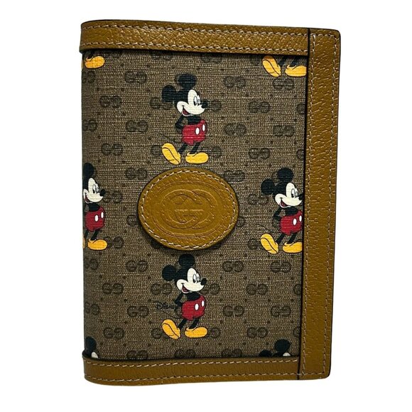 GUCCI Micro GG/Interlocking G Dark Brown Light Brown Multi PVC -624-053125 - Picture 1 of 5